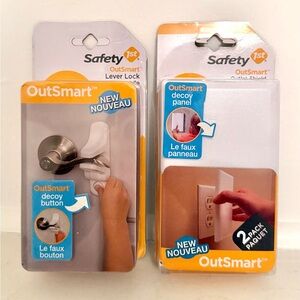 Safety 1st OutSmart Lever Lock and Outlet Shield Set